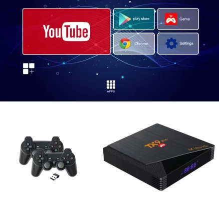 TV BOX 8K, CONSOLA 2 EN 1